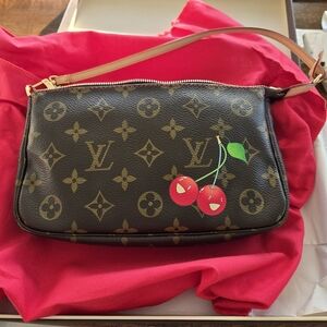Louis Vuitton Takashi Murakami Monogram Cherry Pochette